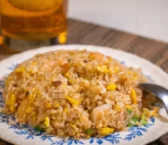 Rezept von Mongolisches Hühnerfleisch mit Reis
