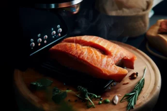 Recipe ng Salmon sa isang air fryer