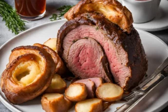 Rezept von Roast Beef with Yorkshire Pudding