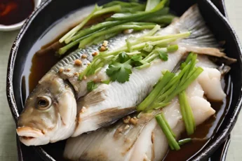 Rezept von Fisch mit Ingwer und Frühlingszwiebeln