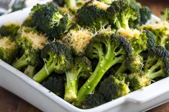 Ricetta di Broccoli Croccanti al Parmigiano Arrosto