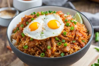 Rezept von Kimchi-gebratener Reis