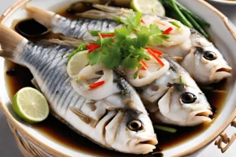 Rezept von Gedämpfter Fisch mit Ingwer und Frühlingszwiebeln