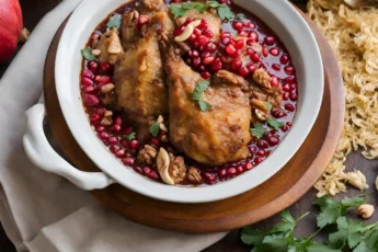 Recipe of Pomegranate Walnut Stew with Chicken