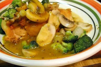 Recipe of Chicken with mushrooms and cream