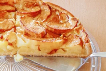 Receta de Kuchen de manzana con masa