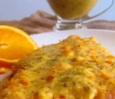 Rezept von Lachs nach Orangenart mit Mandeln