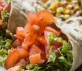 Recipe of Colorful burrito salad with chicken and beans