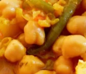 Recipe of Chickpeas with cod
