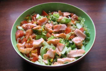 Recette de Salade de saumon au quinoa