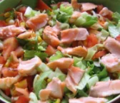 Receita de Salada de quinoa e salmão