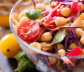 Recipe of Chickpea salad with Bree cheese