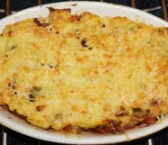 Recipe of Beef stew with gratinated polenta