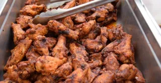 Recipe of Spicy pineapple chicken wings in an air fryer