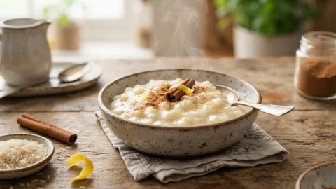 Creamy Rice Pudding: Grandma's Easy Recipe Without Thickeners