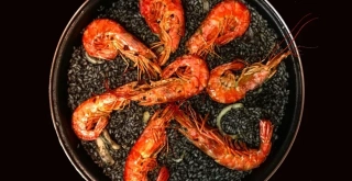 Receta de Arroz negro con calamares