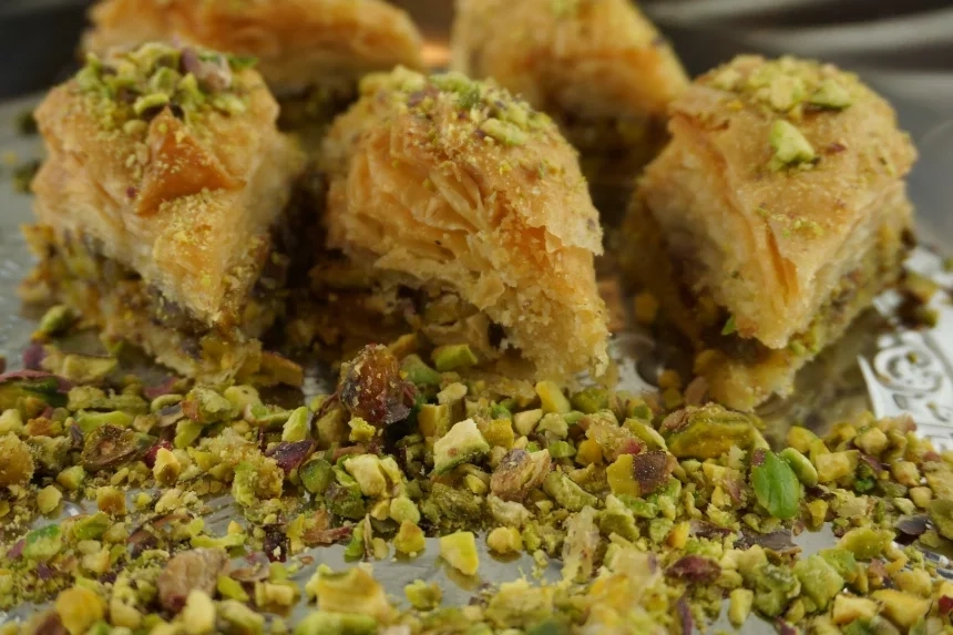 Recipe of Baklava or baklawa.