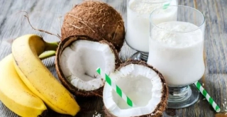 Receta de Batido de coco natural