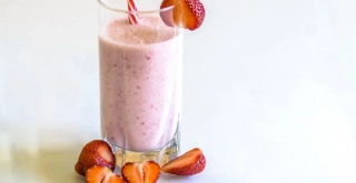 Receta de Batido de fresa y yogur