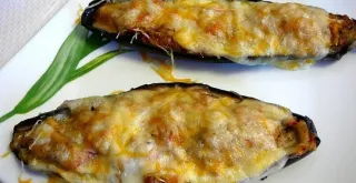 Recipe of Eggplants stuffed with meat