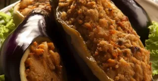 Recipe of Stuffed eggplants in an air fryer