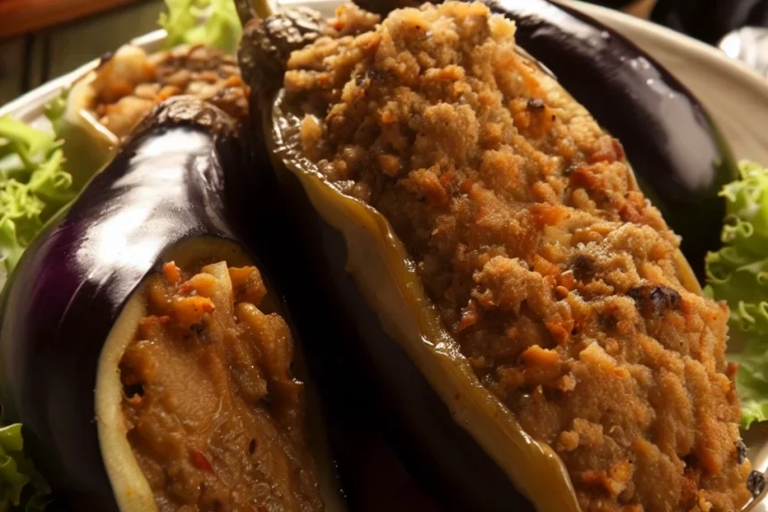 Recipe of Stuffed eggplants in an air fryer