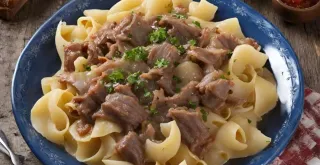 Receta de Beshbarmak