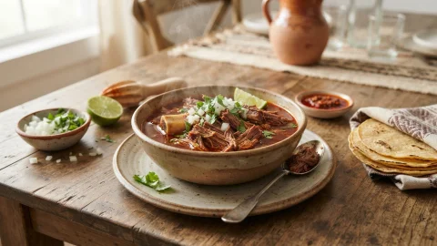 Birria de res: receta mexicana de Jalisco con consomé