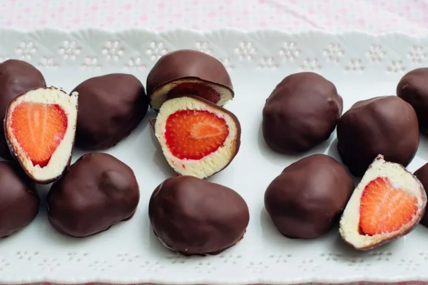 Recipe of Strawberry chocolates