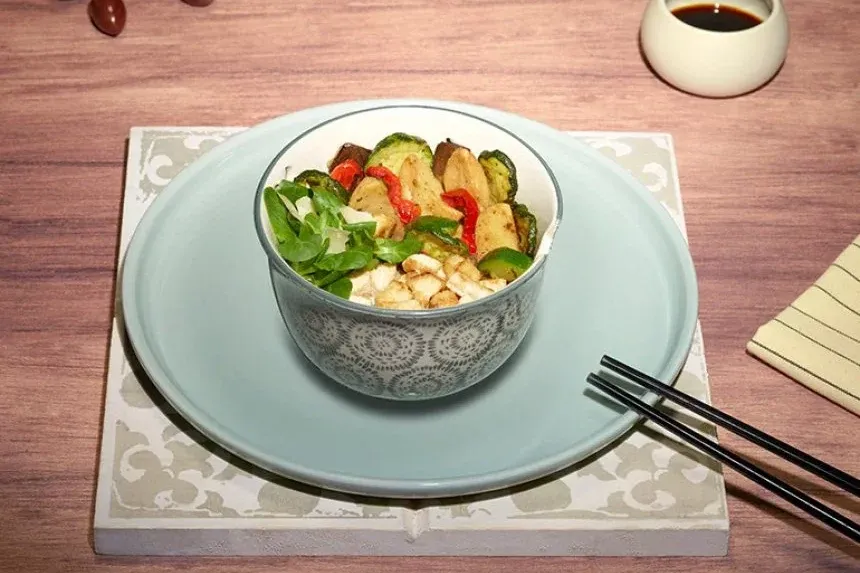 Receta de Bowl estilo mediterráneo