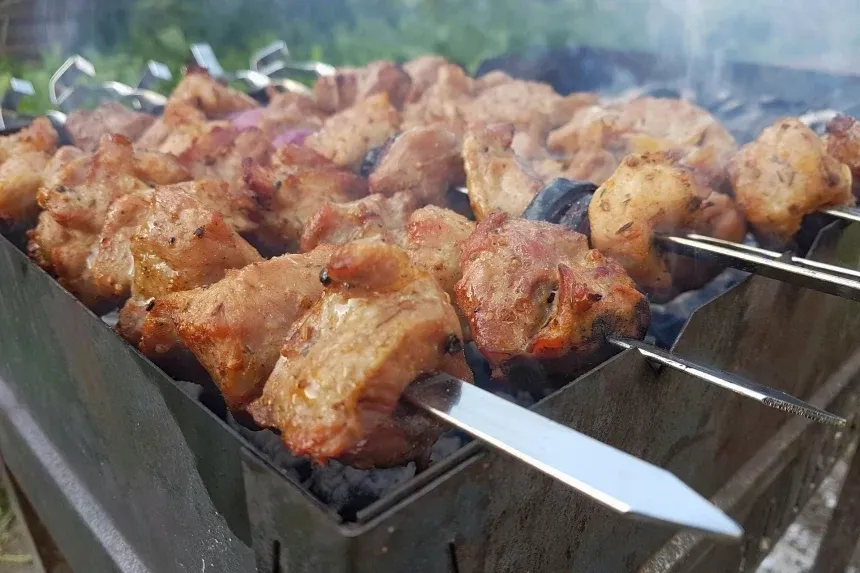 Recipe of Very tasty chicken skewers.