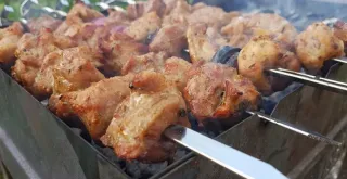 Recipe of Very tasty chicken skewers.