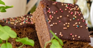 Receta de Brownie de harina almendras.