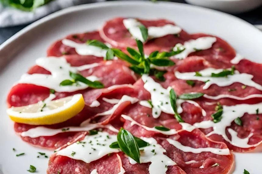 Receta de Carpaccio de Res