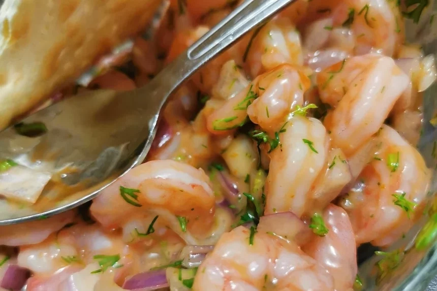 Receta de Ceviche con camarones