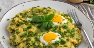 Recipe of Georgian Scrambled Eggs with Herbs