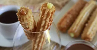 Recipe of Churros with ice cream