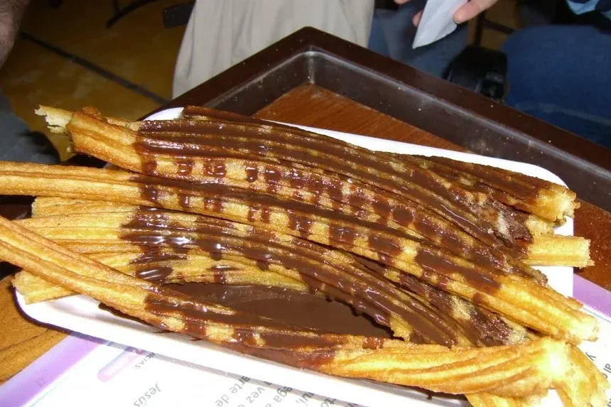 Recipe of Churros stuffed with Nutela