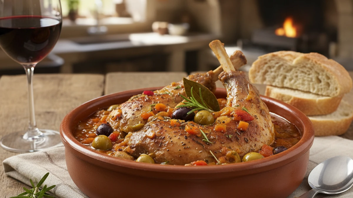 Receta de Conejo en salsa