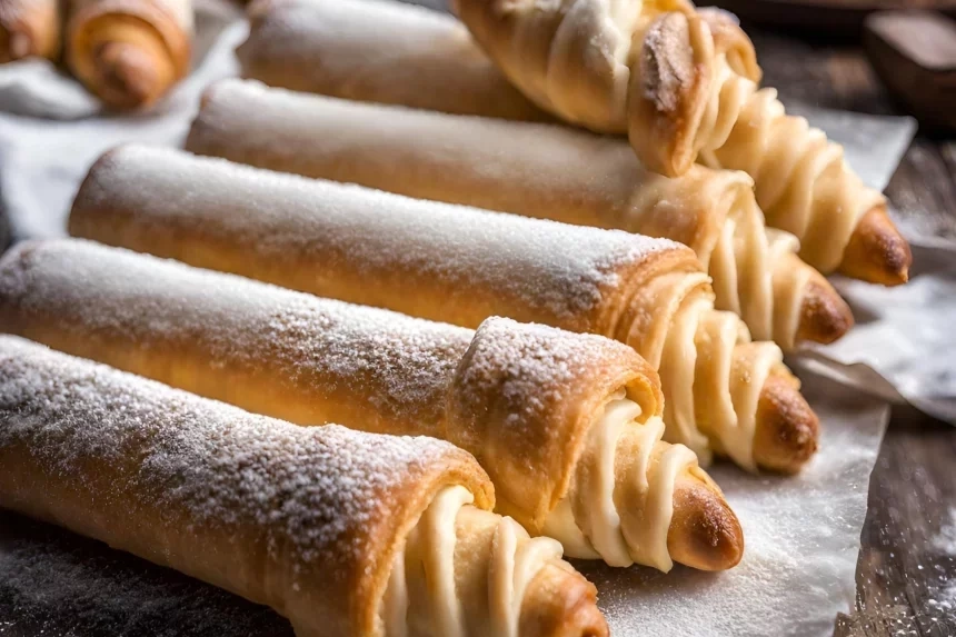 Receta de Cuernitos de Crema Pastelera