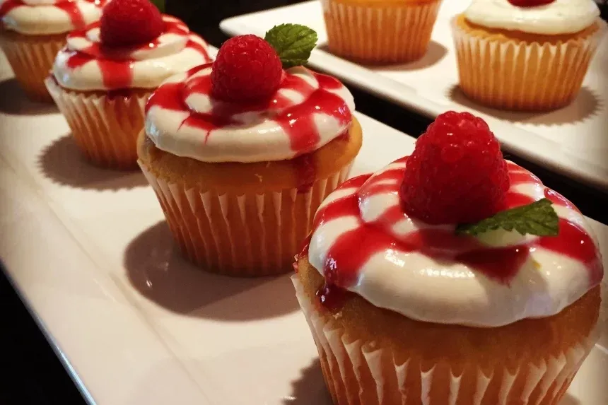 Receta de Cupcake de frambuesa y chocolate blanco