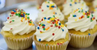 Receta de Cupcakes de vainilla