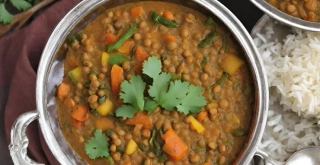 Receta de Curry de Lentejas y Verduras