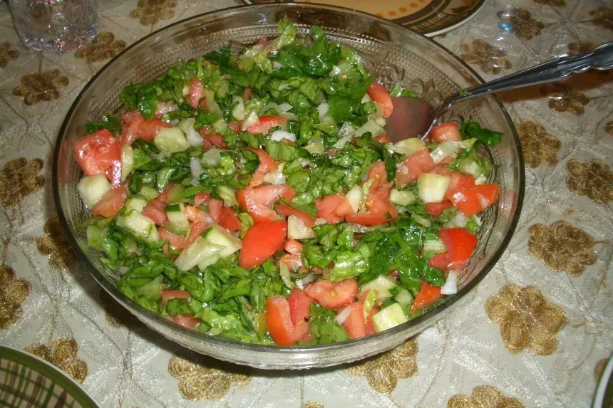 Receta de Ensalada Árabe