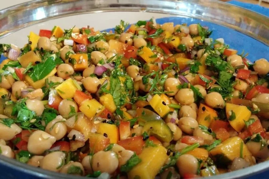 Receta de Ensalada de garbanzos