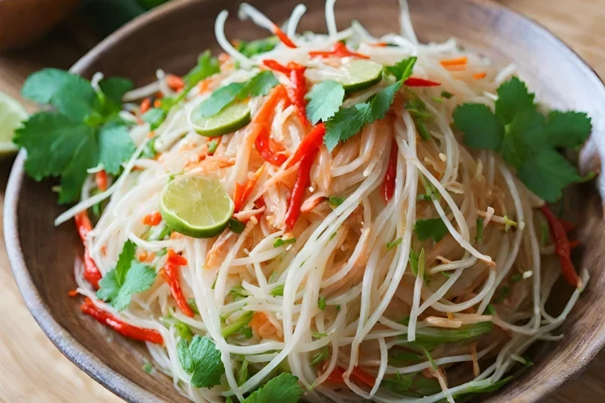 Receta de Ensalada de Papaya Verde