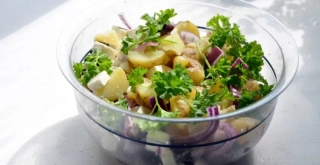 Receta de Ensalada de patatas en vinagreta