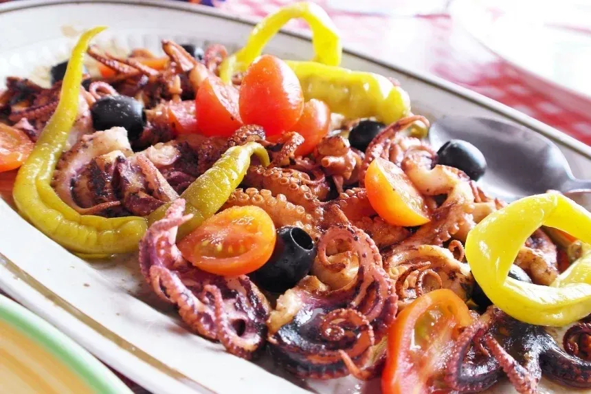 Recipe of Octopus salad with citrus vinaigrette