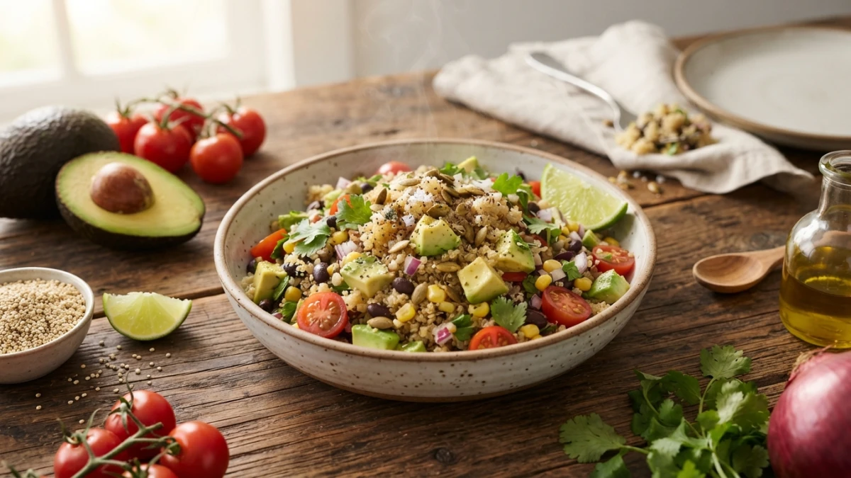 Recipe of Quinoa Avocado Salad Recipe: Fresh and Healthy in 30 Minutes