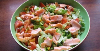 Receta de Ensalada de salmón quinua
